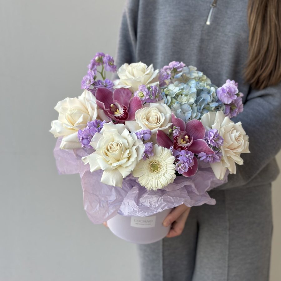 Авторская композиция с ароматной маттиолой