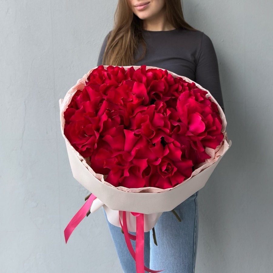 Моно-букет из французских роз Gotcha - 11шт