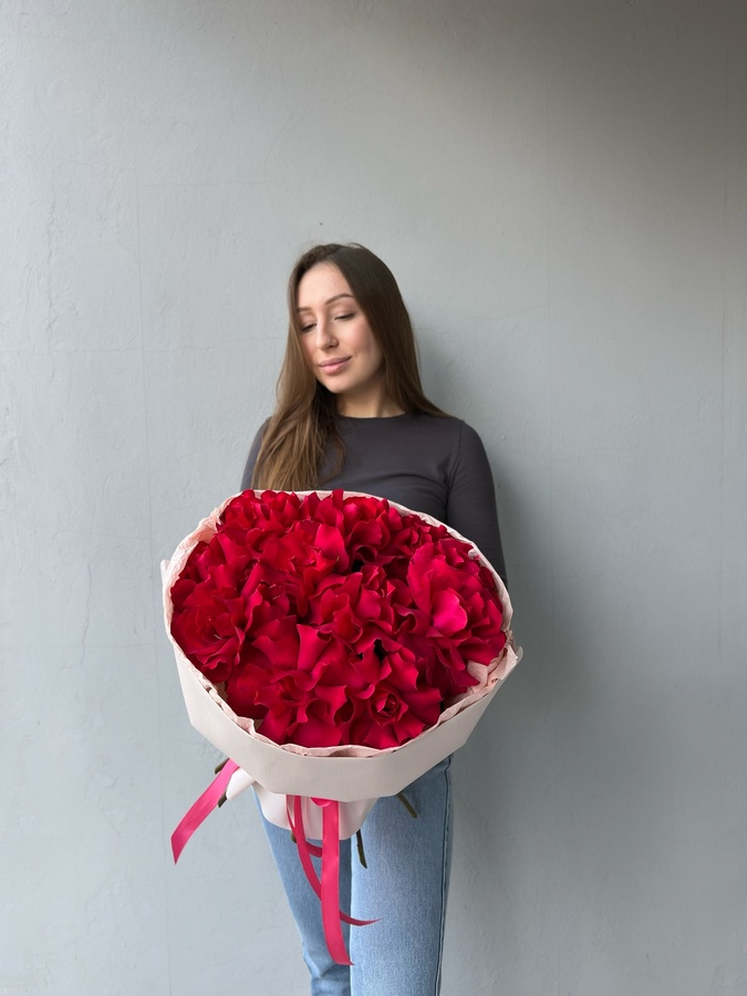 Моно букет из французских роз Gotcha - 11шт