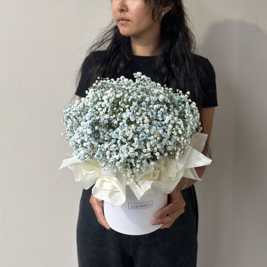 Моно-композиция из гипсофилы