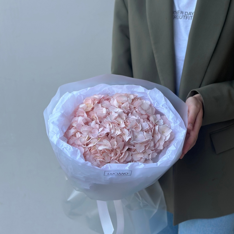 Моно букет из гортензий - 3 шт