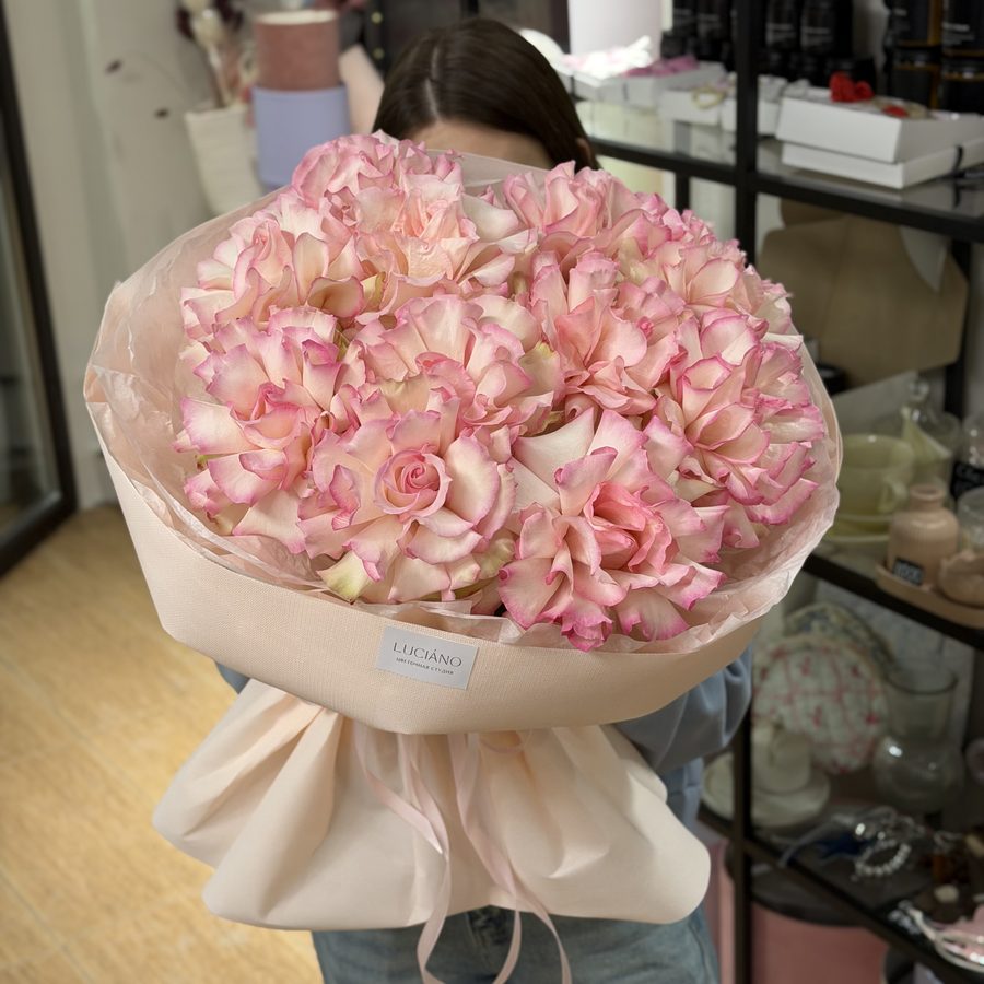 Моно-букет из французских роз Esperance - 11 шт