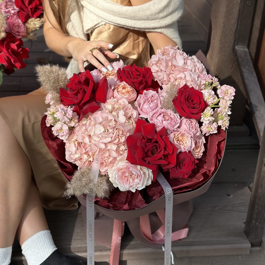 Осенний авторский букет с пампасами